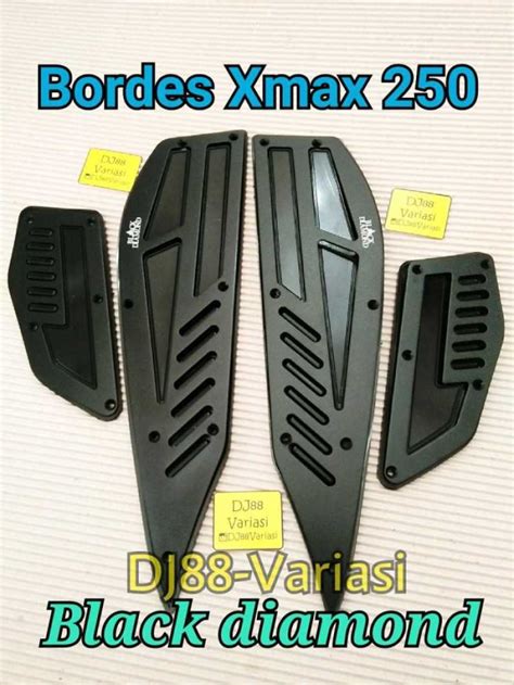 Jual Bordes Xmax 250 Black Diamond Pijakan Kaki Karpet Cnc Di Seller