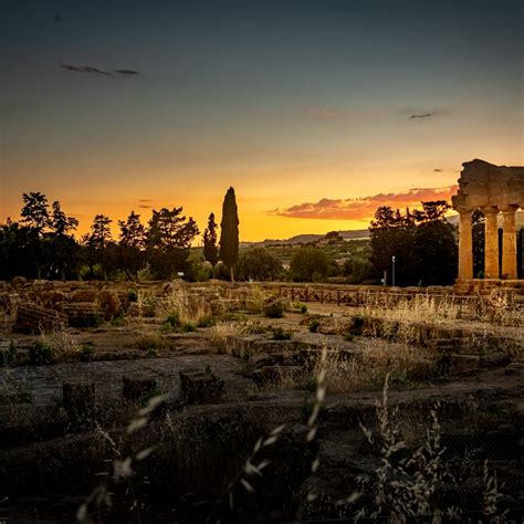 Collina Dei Templi Di Agrigento Parco Archeologico E Paesaggistico Della Valle Dei Templi