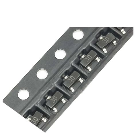 100pcs MMBTA44 3D SOT23 Transistor SMD Transistor 0 2A 400V NPN New