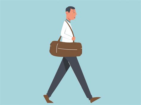 Man With A Bag By Ania Fahmy On Dribbble