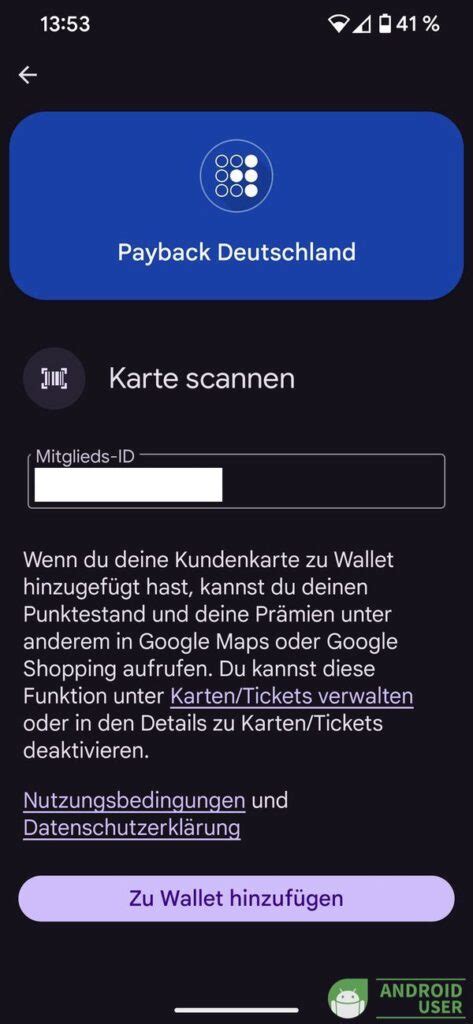 google pay how to see card number