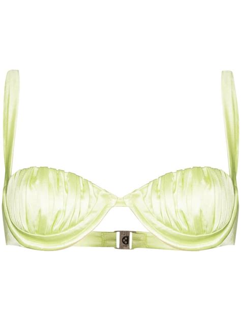 Buy ISA BOULDER Shey Baconette Bikini Top Green At Off Editorialist