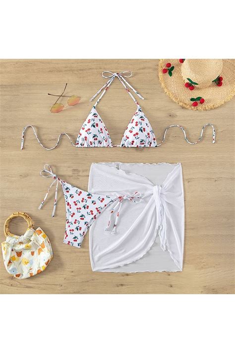 Bf Bikini Fashion Viole Chery Bikini Pareo Set Fiyatı Yorumları Trendyol