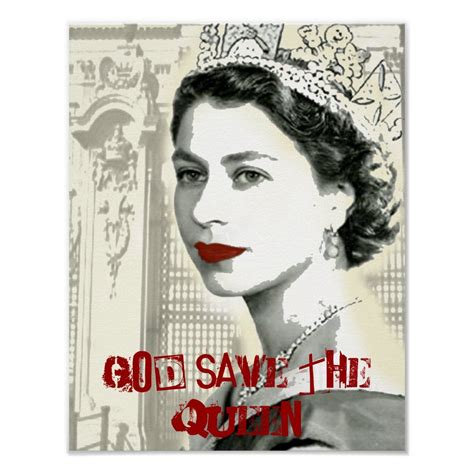 God Save The Queen Poster Custom Posters Design Your Own Wall Art
