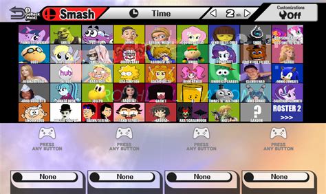 Image 2017 Roster 1 Png Super Smash Bros Lawl Toon Brother