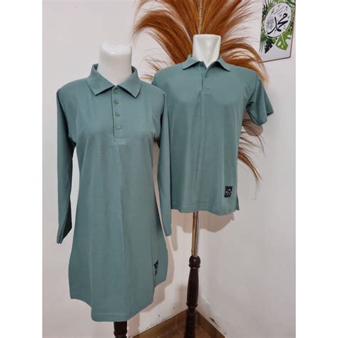 Jual Kaos Krah S 4xl Couple Warna Sage Cowok Lengan Pendek Cewek