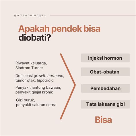 Aman Pulungan On Twitter Apakah Anak Pendek Bisa Diobati Pendek