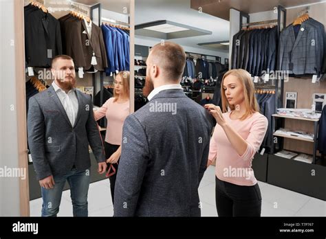Male Shop Assistant Clothes Shop Hi Res Stock Photography And Images