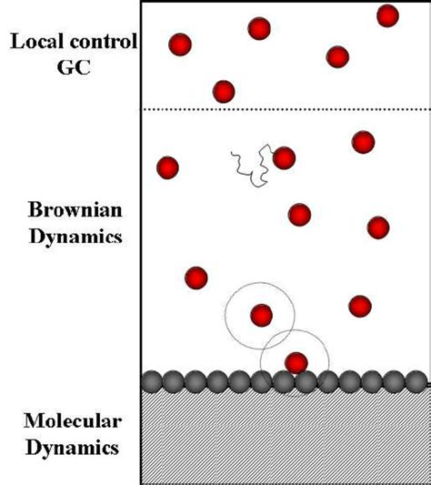 2: Schematic representation of the simulation cell. In the lower part ...