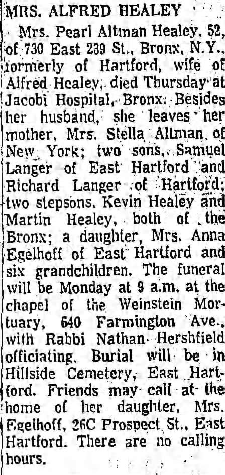 Obituary For Healey Aged 52 ™