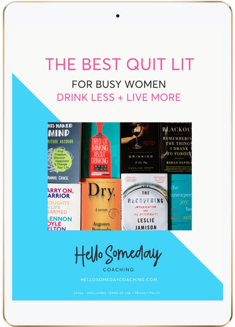 The Best Quit Lit Books For Women Quitting Drinking Hello Someday