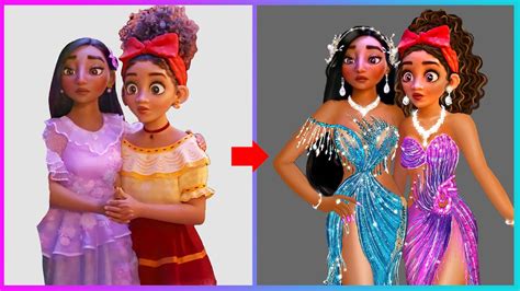 Disney Encanto Isabela And Dolores Madrigal Glow Up Encanto Tiktok