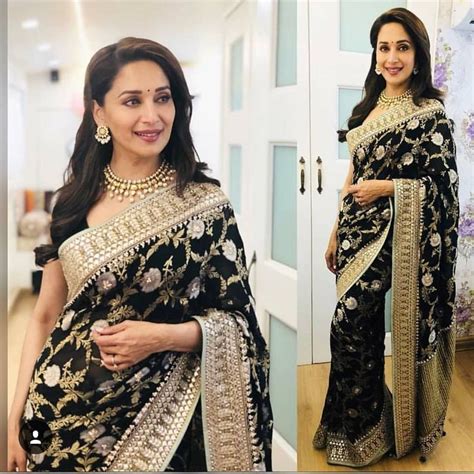 Madhuri Dixit Looks Ravishing In Black As She Gets Dressy For An Event