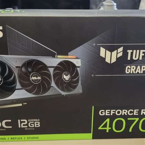 Asus Tuf 4070 Ti Oc Version 有盒有保 二手或全新顯示卡 電腦