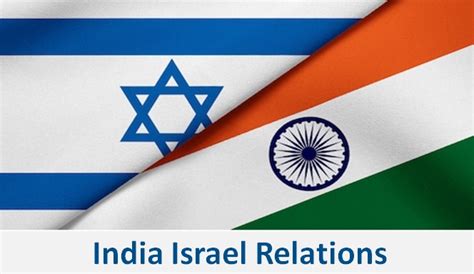 India Israel Relations | Strategic Partnership And Defence Relations