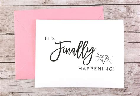 Funny Bridesmaid Proposal Card Its Finally Happening Will You Be My