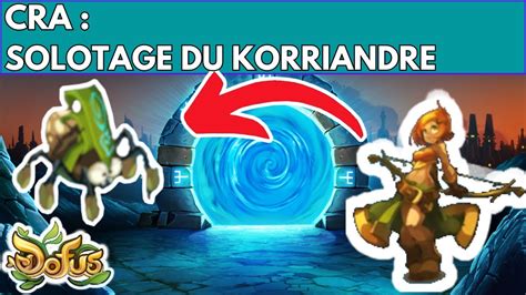 Dofus Cra Solotage Des Donjons De Frigost Korriandre Youtube