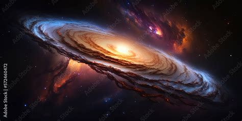 Andromeda Galaxy wallpaper. AI-Generated Stock Illustration | Adobe Stock