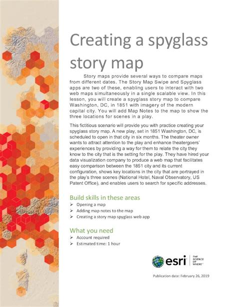 Pdf Creating A Spyglass Story Map €¦ · Story Map Story Maps Provide Several Ways