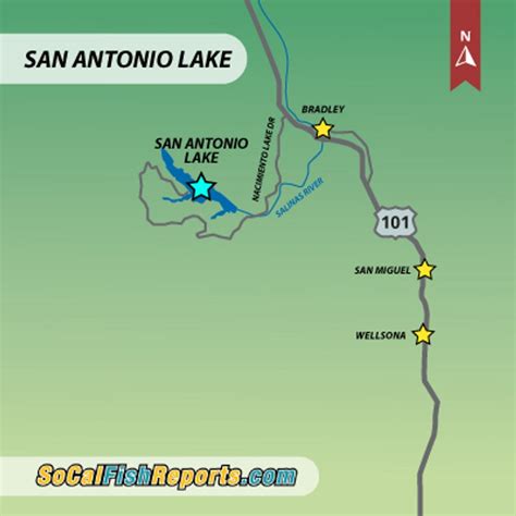 Lake San Antonio - Fish Reports & Map