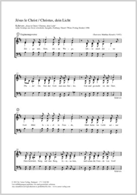 Jesus Le Christ 3 Part Sheet Music Sheet Music Plus