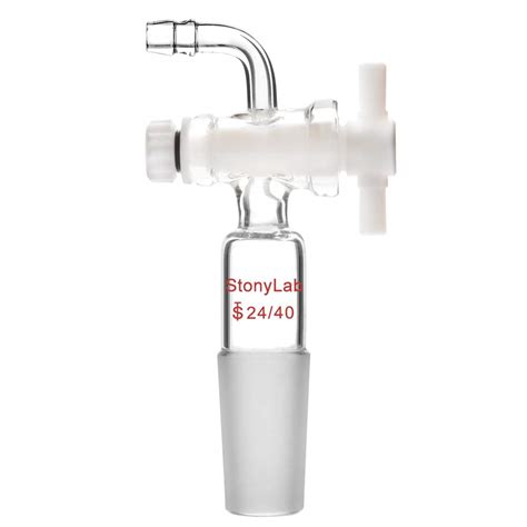 Amazon StonyLab Vacuum Flow Control Adapter With PTFE Stopcock 24