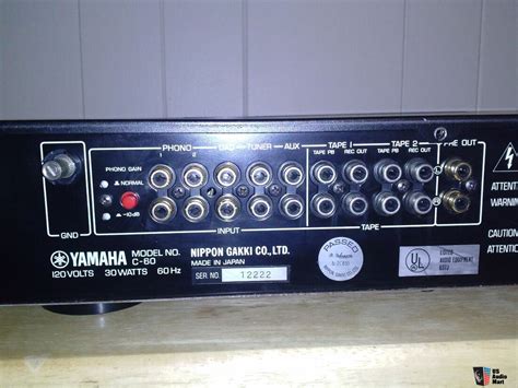 Yamaha C 60 Preamp Photo 1548681 Us Audio Mart