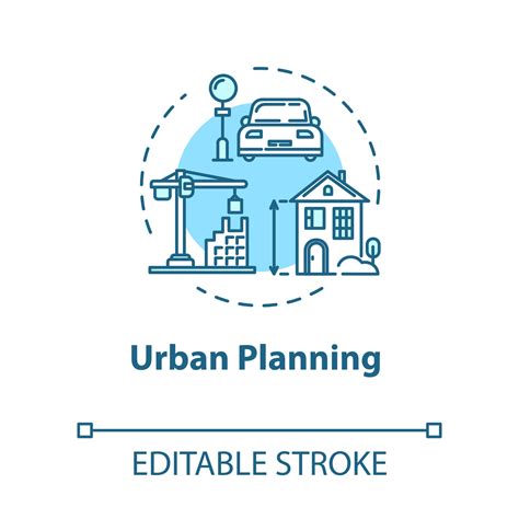 Urban Planning Concept Icon Vector Art At Vecteezy