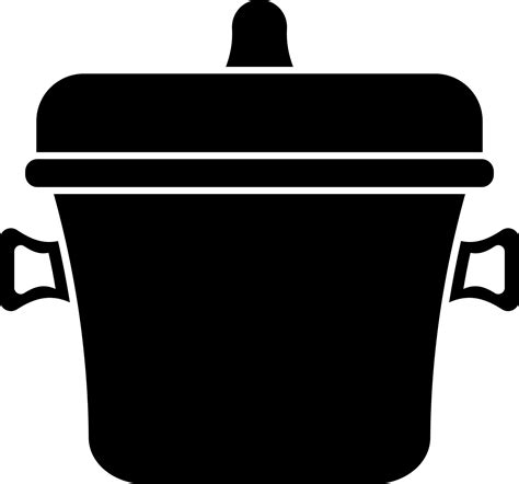 Hot Pot Icon Or Symbol In Flat Style Vector Art At Vecteezy