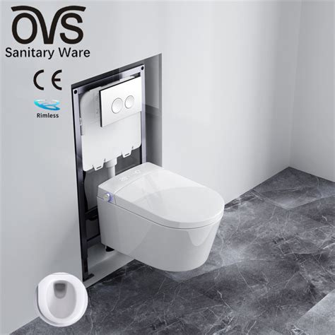 Ovs Smart Toilet Flush Sensor Bathroom Toilet With Self Cleaning