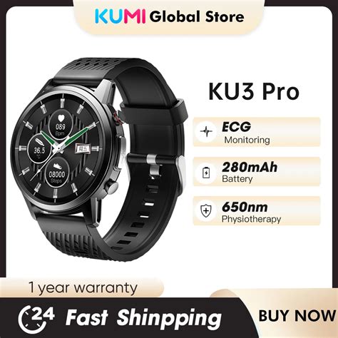 Kumi Reloj Inteligente Ku Pro Para Hombre Accesorio De Pulsera