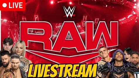 Wwe Monday Night Raw Livestream And Reactions Youtube