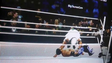 WWE 2K16 BigTaurusCam Featuring SincerePeak486 Over The Top Rope Battle