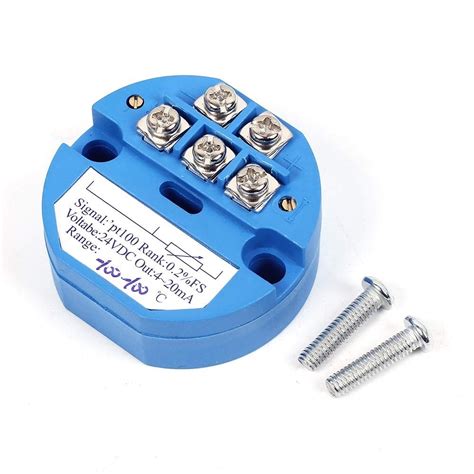 RTD PT100 Temperature Sensor Transmitter 4 20mA Output Dhaka Robotics