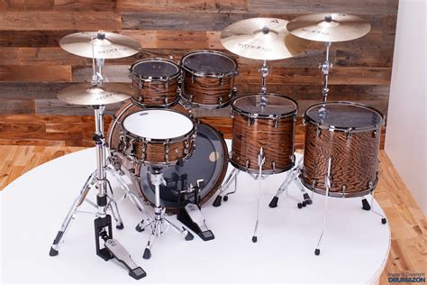 Yamaha Live Custom Hybrid Oak 5 Piece Drum Kit Uzukuri Natural Earth