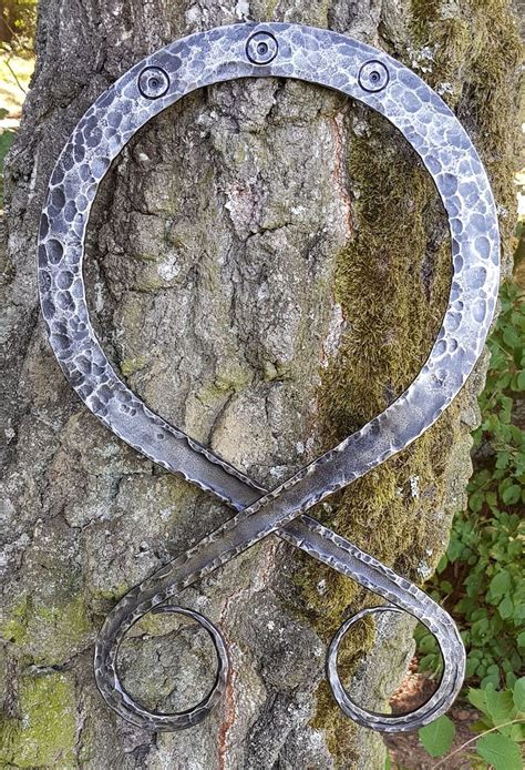 Troll Cross Metal Wall Decoration Large Protective Symbol Etsy