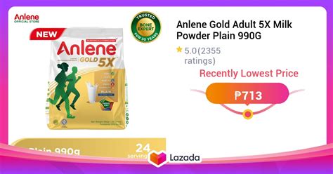 Anlene Gold Adult X Milk Powder Plain G