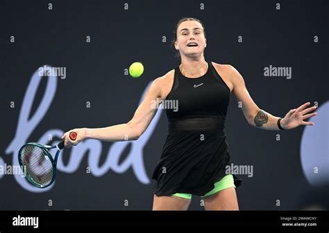 Brisbane Australia Th Jan Aryna Sabalenka Of Belarus In