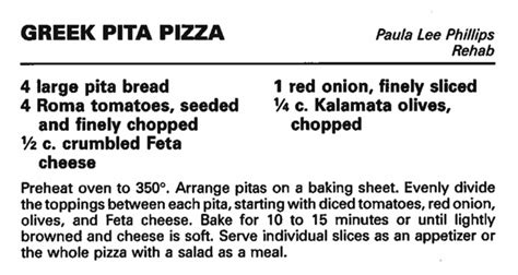 Greek Pita Pizza — Kau Kau Chronicles