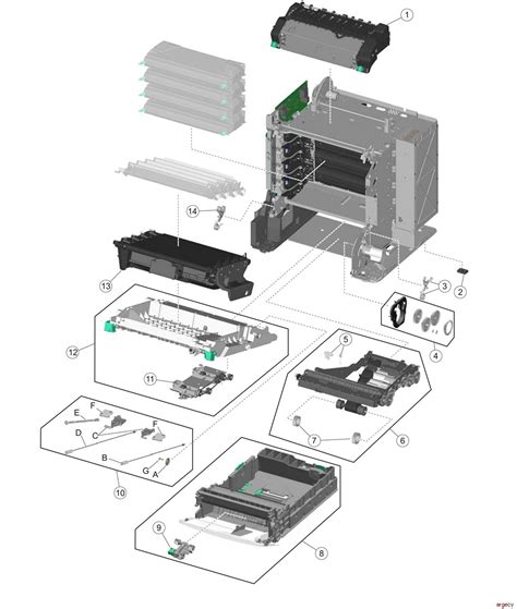 Lexmark C746 And C748 Parts Argecy