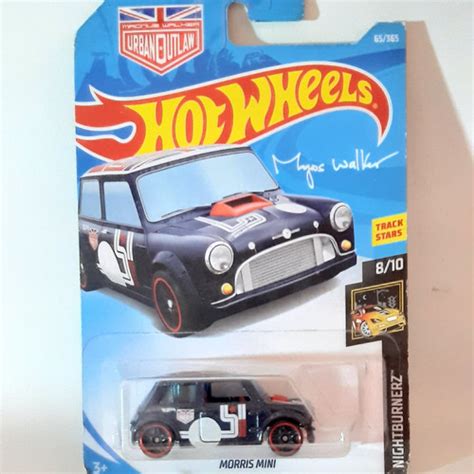 Jual Hw Hot Wheels Morris Mini Nightburnerz Track Stars Urban Outlaw Blue Biru Kota