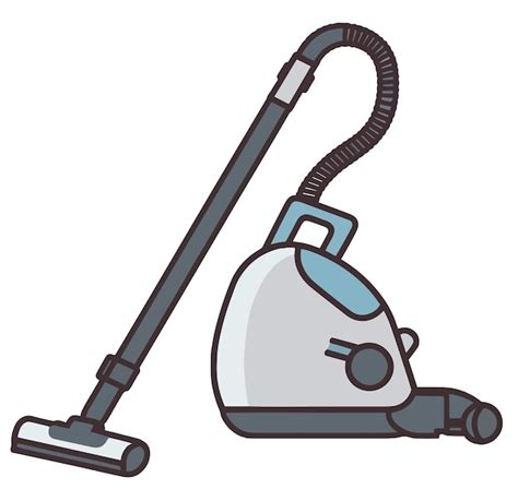 Premium Vector Vacuum Cleaner Semi Flat Color Vector Object