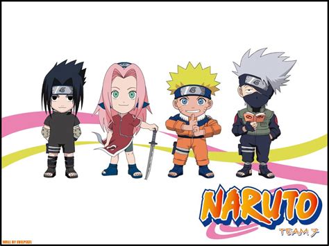 Naruto Team 7 as Kids Desktop Background (1024 x 768 )