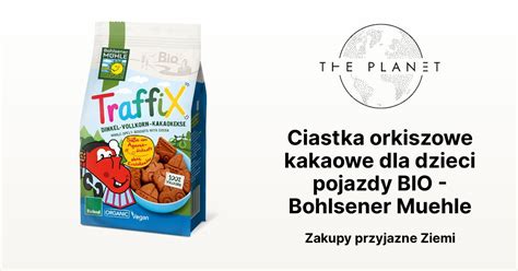 Ciastka Orkiszowe Kakaowe Dla Dzieci Pojazdy Bio Bohlsener Muehle