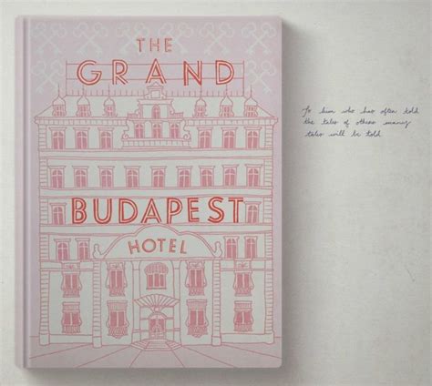 the grand budapest hotel. | Grand budapest hotel book, Book design ...