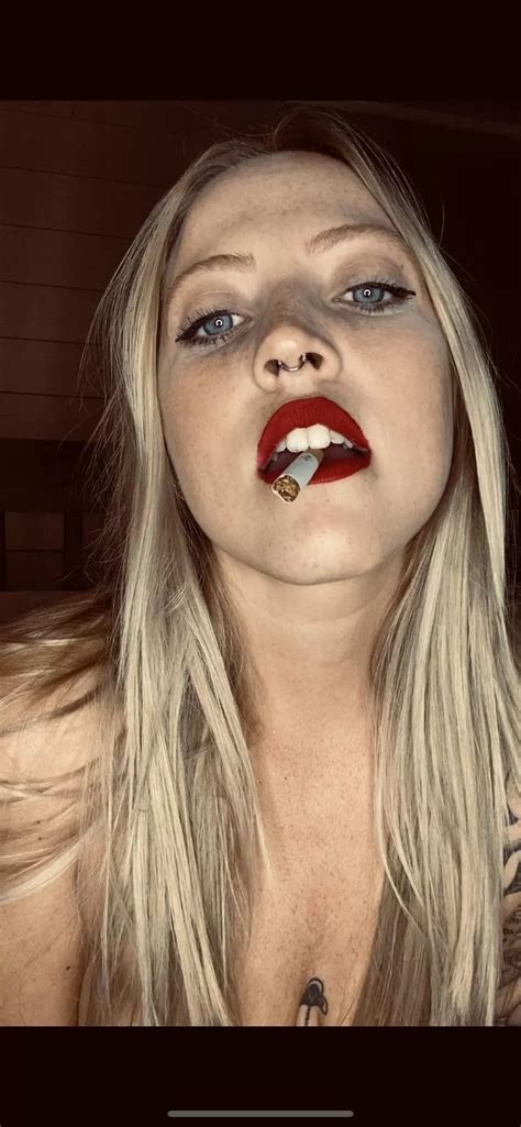 Red Lipstick Is A Power Tool I Want You Powerless Nudes Smokingfetish NUDE PICS ORG
