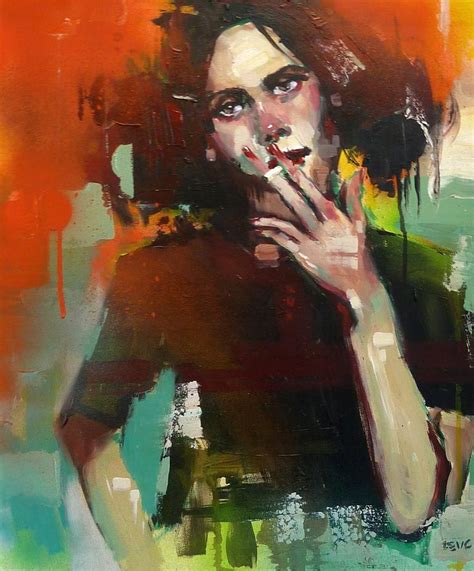 Smoker Painting By Andreas Zeug Saatchi Art