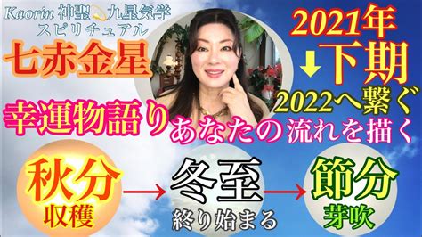 【特別版】七赤金星さんの下半期の流れ、あなたの幸運物語りを描いてみました。 Youtube