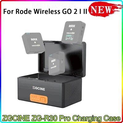 Zgcine Zg R Pro Fast Charging Case Box For Rode Wireless Go Ii Go