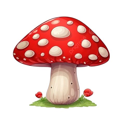 Cute Cartoon Fly Agaric Mushroom Amanita Muscaria Mushroom Fly Agaric